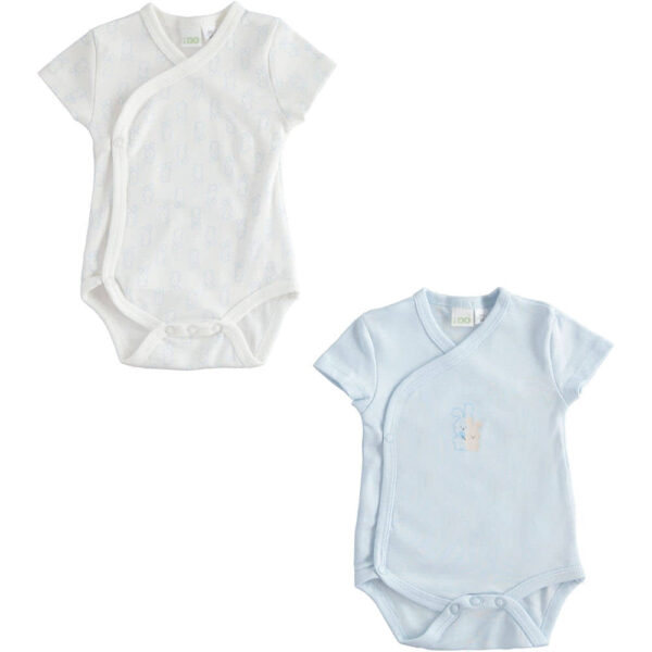 Set body neonato manica corta caldo cotone