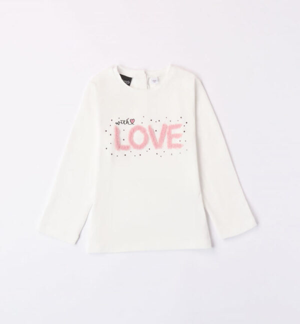 Maglietta bambina con tulle