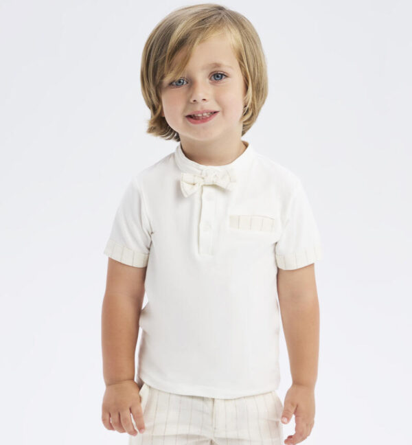 T-shirt per bambino con papillon Sarabanda