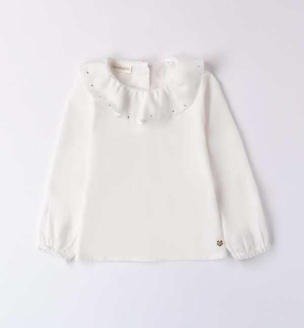 Camicia bambina con colletto Sarabanda
