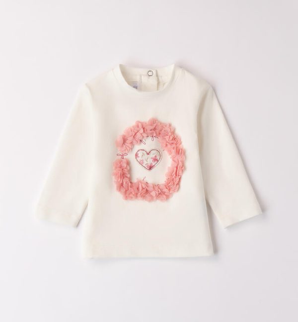 Maglietta bimba con chiffon Minibanda