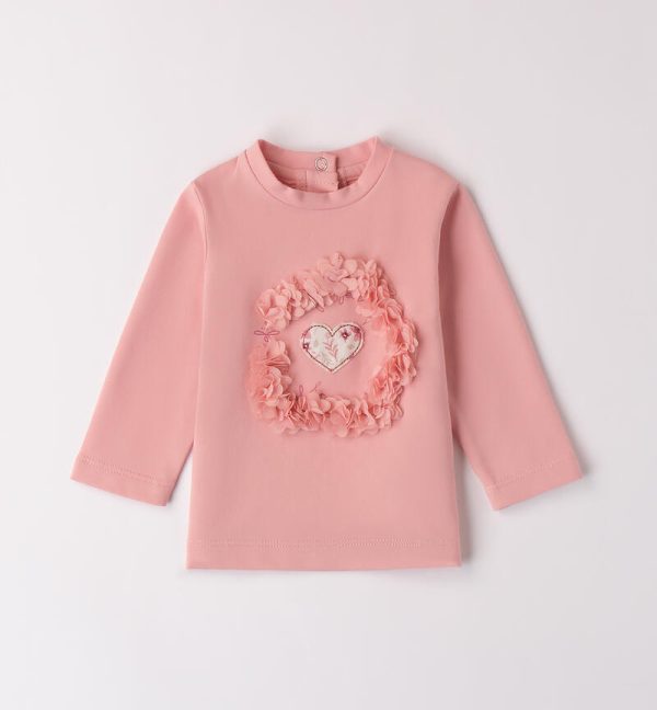 Maglietta bimba con chiffon Minibanda