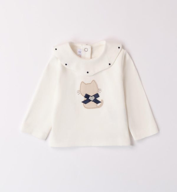 Maglietta per bimba con colletto Minibanda