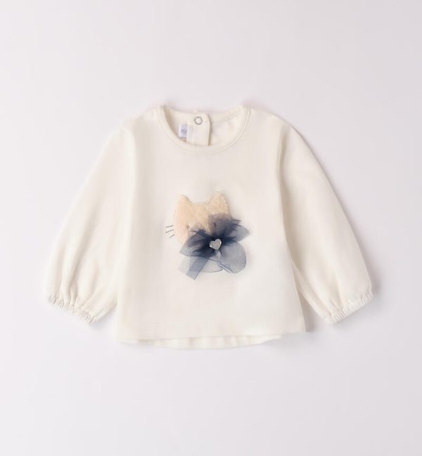 Maglietta per bimba con gatto Minibanda