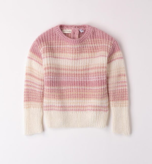 Pullover bambina a righe Sarabanda