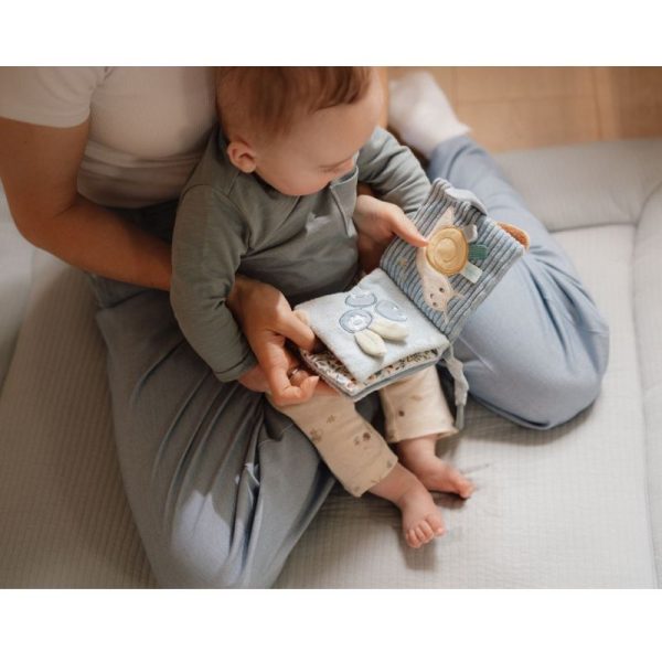 Libro morbido con gancio per passeggino Little Dutch