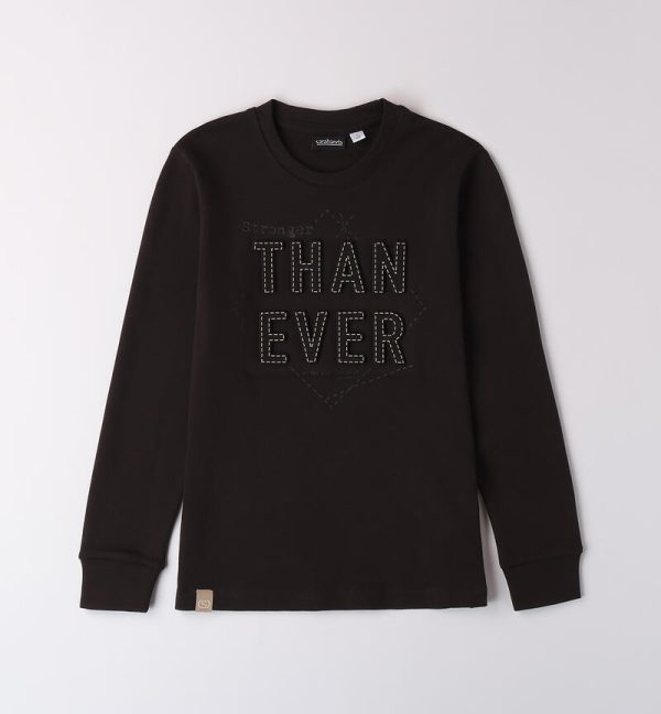 Maglietta nera ragazzo Sarabanda