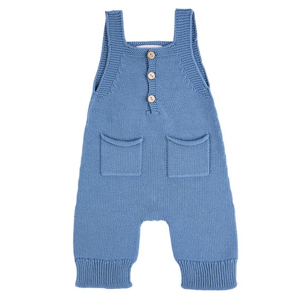 Salopette corta in cotone con tasche Condor