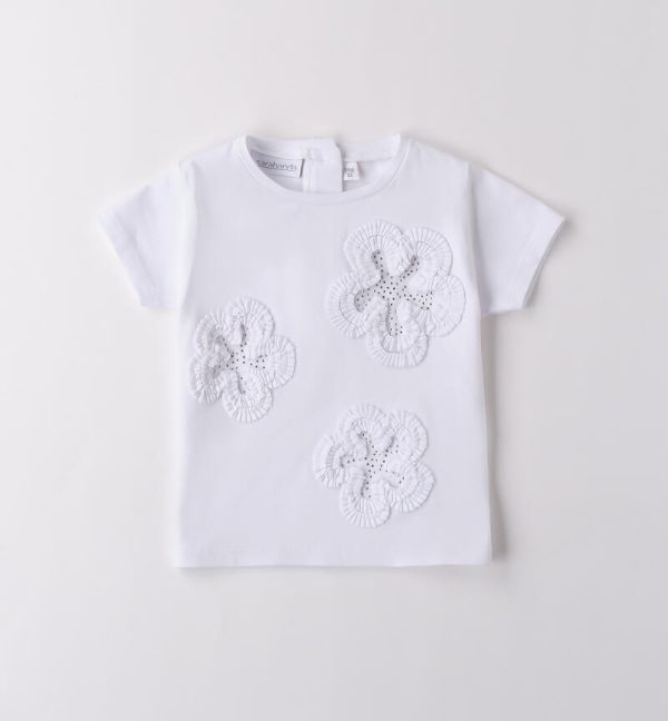 T-Shirt manica corta bambina Sarabanda