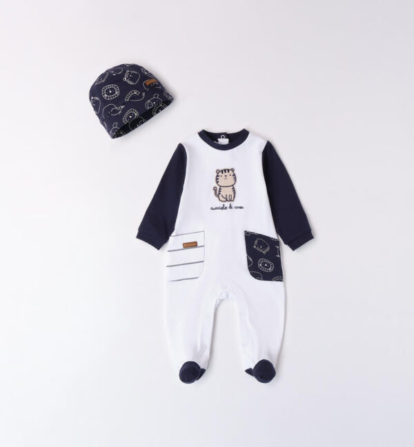 Tutina con cappello neonato Minibanda