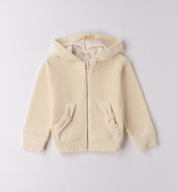 Felpa con cappuccio bambina Sarabanda