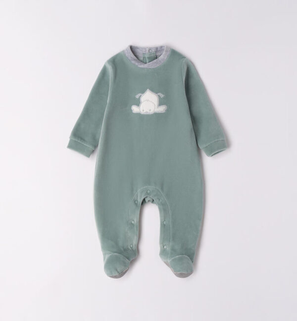 Tutina di ciniglia neonato