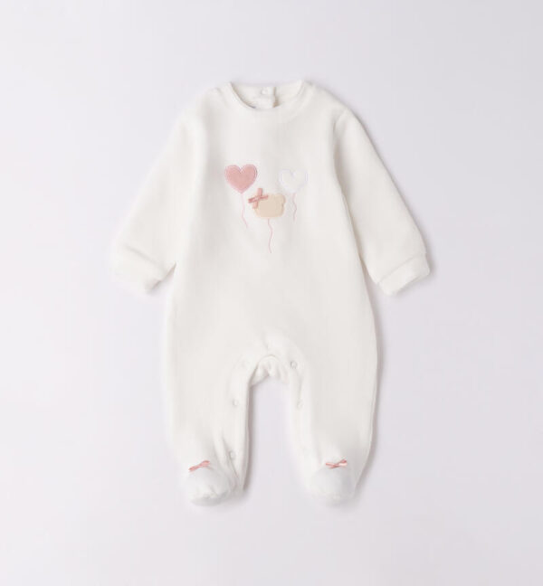 Tutina in ciniglia per neonata