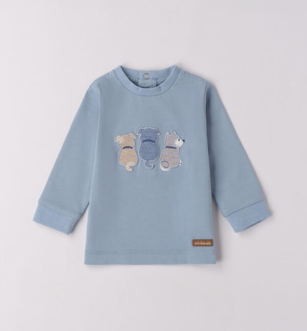 Maglia girocollo neonato Minibanda