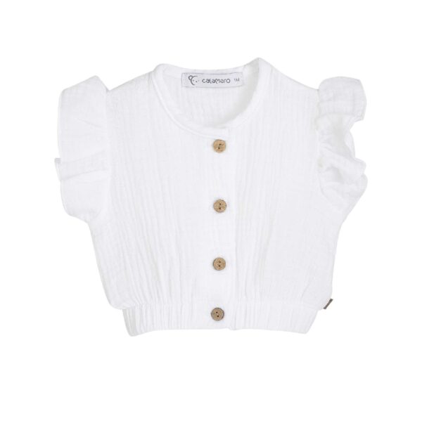 Camicetta bianca ALBORAN Calamaro Baby