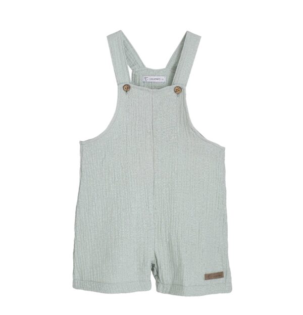 Salopette verde Calamaro Baby