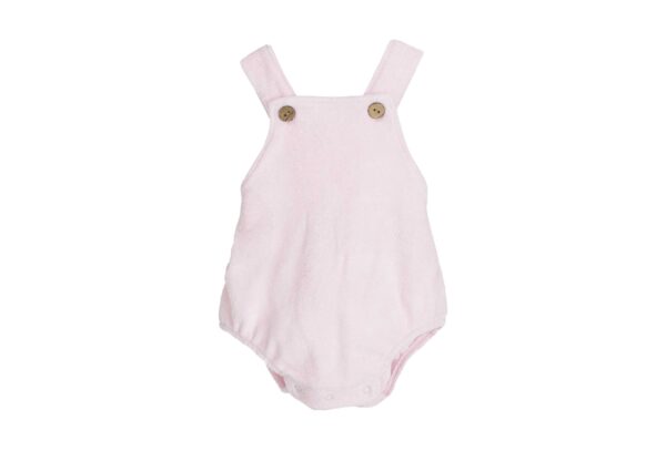 Pagliaccetto salopette rosa HAMPI Calamaro Baby